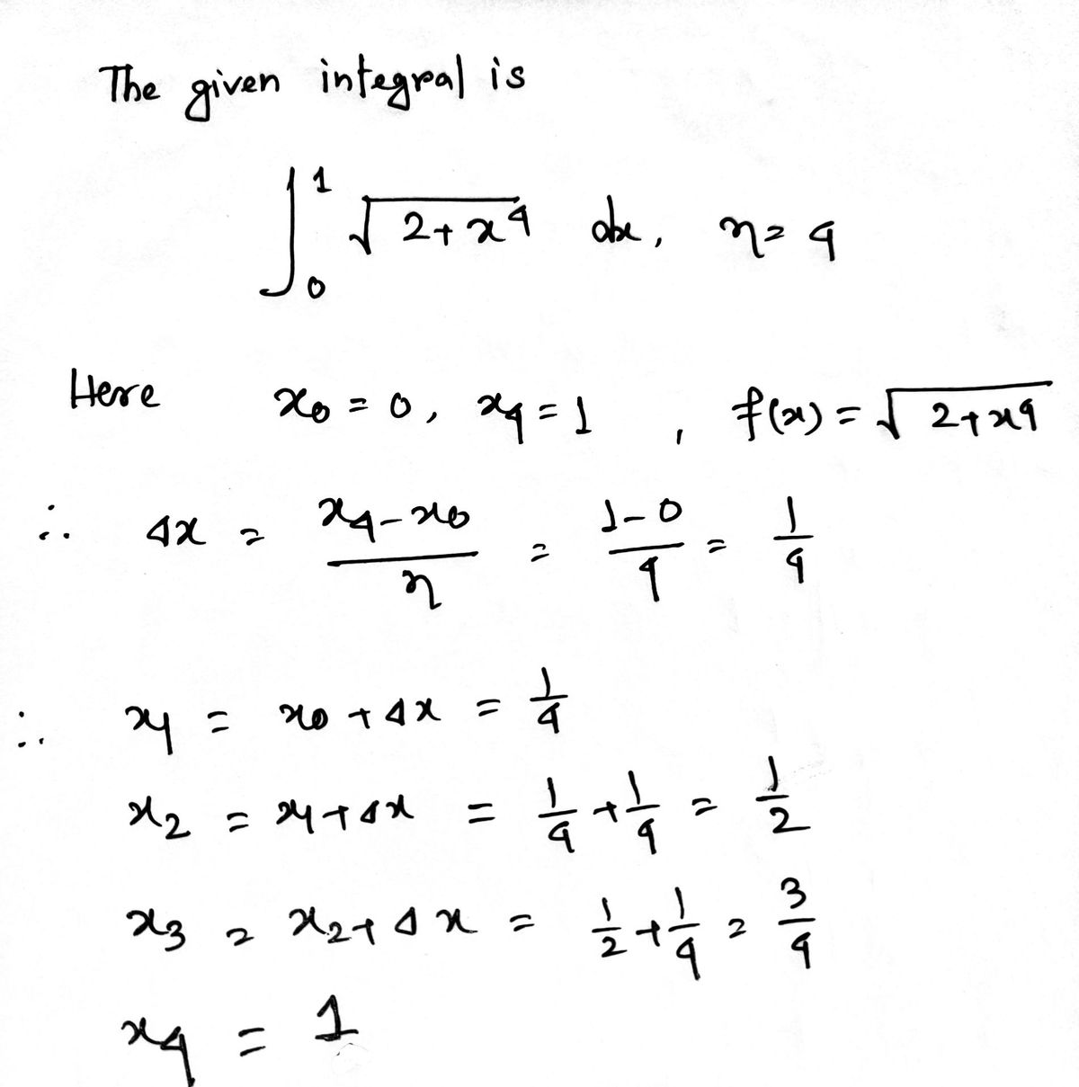 Calculus homework question answer, step 1, image 1